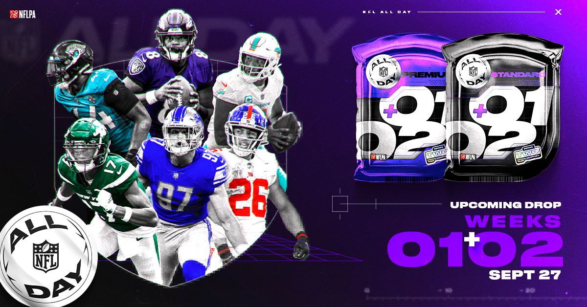 NFL All Day – Weeks 1 & 2 Pack Drop